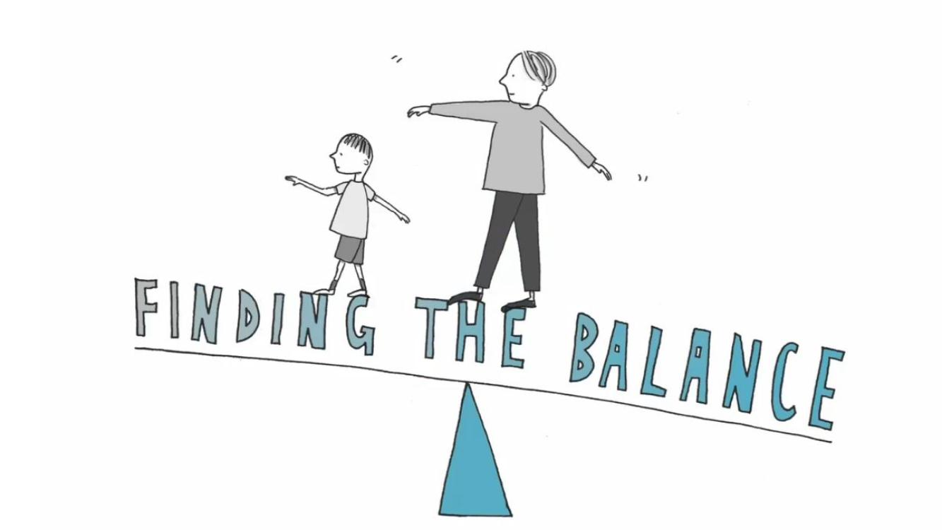 Finding the balance illustration